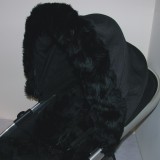 Hood Trim - Black Fur